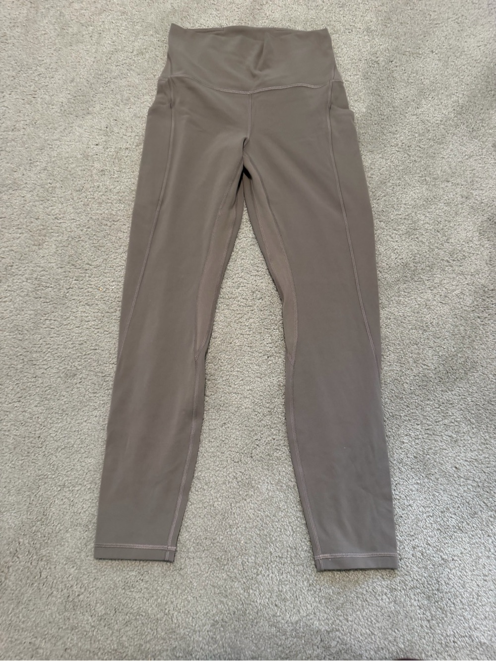 Lululemon Leggings Align 25 w/ Pockets Warm Ash Grey - Size 6